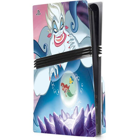 Disney Villains Ursula Ariel and Flounder PlayStation PS5 Skins